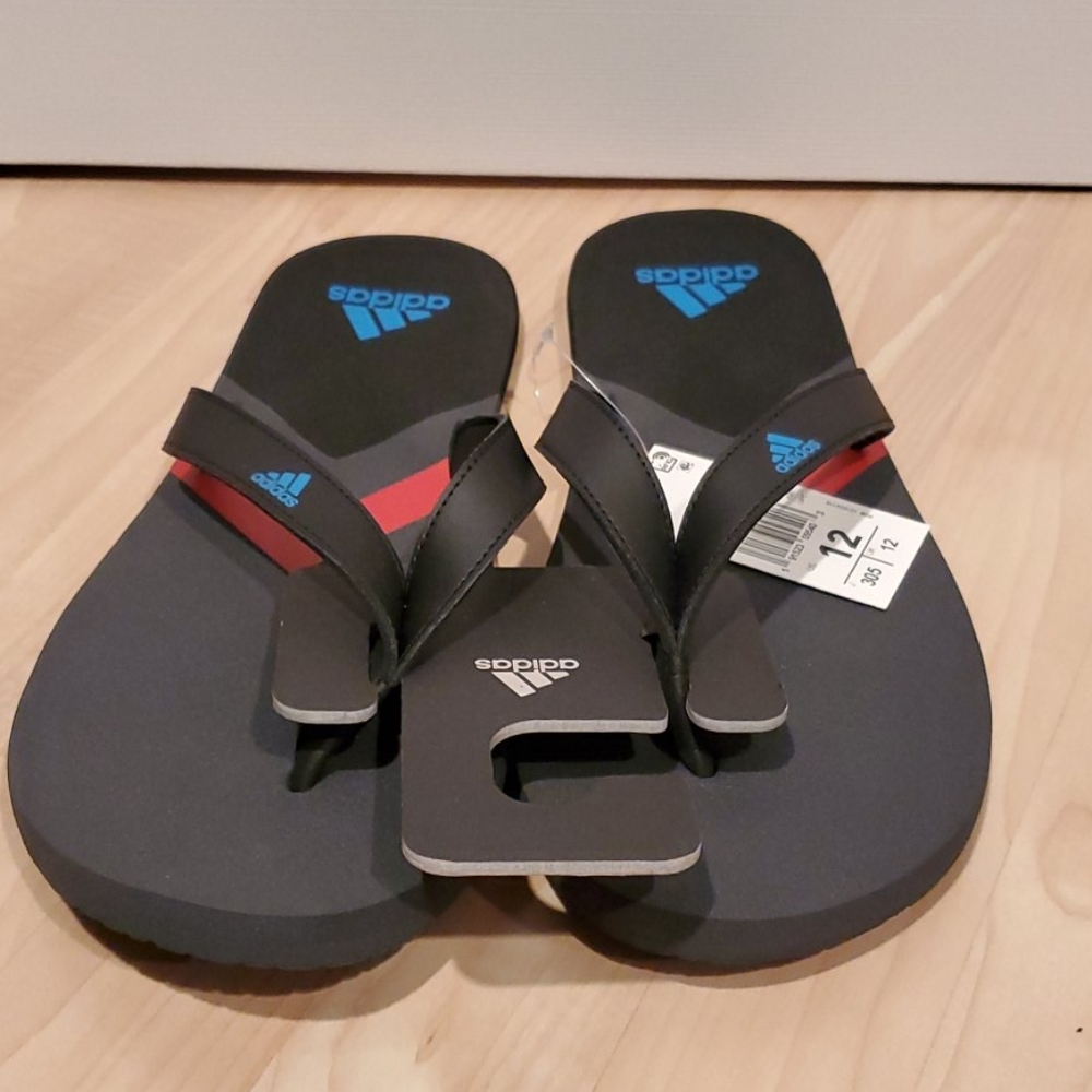 Mens Sz. 12 Adidas Flip flops - Picture 3 of 6